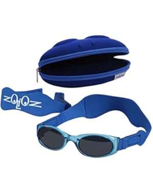 Tuga Baby / Toddler UV 400 Polarized Sunglasses with Two Adjustable Straps and Case (0-5 Years)