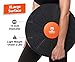 URBNFit Plastic Balance Board - Wooden Wobble Board Trainer for Exercise, Standing Desk and Physical Therapy - Rotational Exercises Provide A Full Body Fitness Workout Focusing On Core, Legs, Back