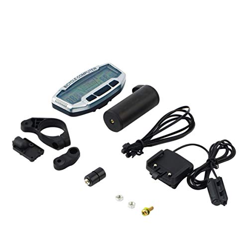 MqbY ABS Wired LCD Display Bicycle Bike Cycling Computer Odometer Speedometer Stopwatch Velometer SD-558A