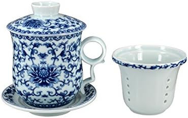 Chinese Porcelain Tea Cup Teacup Teacups Mugs with Fliter