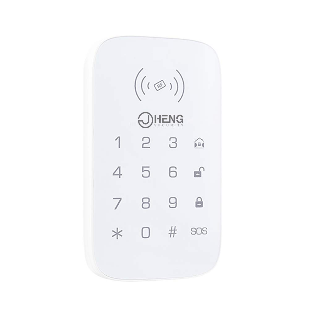 JCHENG Wireless Touch Keypad for JCHENG Series Home Security Alarm System Wireless Password Keypad