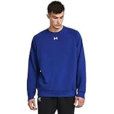 Under Armour Men's Rival Fleece Crew, (400) Royal / / White, Large Tall