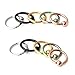 Ruifan 10PCS 316L Surgical Steel Captive Bead Rings Nose Belly Eyebrow Tragus Lip Ear Nipple Hoop Ring BCR 16G 12MM