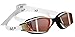Michael Phelps Xceed Titanium Mirror Swimming Goggles - White/Black - Titanium Gold Mirror