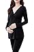 Smallshow Women's Maternity Nursing Pajamas Breastfeeding Nursing Top and Pant