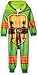 Nickelodeon Little Boys' Toddler Ninja Turtles Uniform Union Suit, Green, 4T