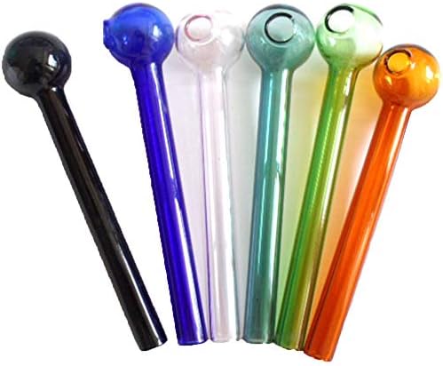 DGUDGI Handmade Glass Items 3.9 Inches Length Randon Color (12)