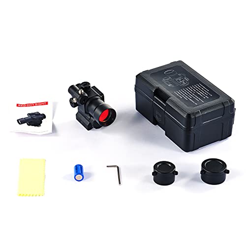 GUNNR Red Dot Sight with Red Laser, 1x29 Reflex Sight with 3MOA Red Dot