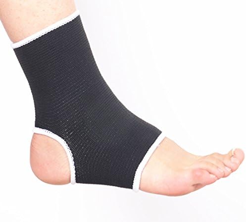 2-Pack Compression Ankle Brace For Men &amp; Women-Ankle Support-Plantar Fasciitis Sock, Copper Infused Arch Support Sleeve Night Splint for Pain Relief-Idea for Running, Basketball and More (Black)
