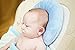 Babymoon Pod Multipurpose Baby Pillow - Use for Flat Head Baby Pillow, Car Seat and Stroller Toddler Pillow, Tummy Time, & Nursing Support (Baby Blue)