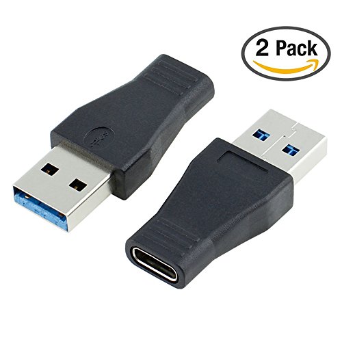 UPC 603983495919, [2 in 1 Pack] Joyshare USB 3.0 Male (USB-A) to USB 3.1 Type C (USB-C) Female Connector Converter Adapter for USB Type-C Devices - Black