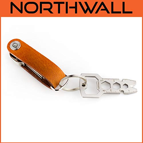 Stainless Steel Multi-tool Keychain, Edc Survival Tactical Gear, 14 Tools in 1 [Bottle Opener, Wrench, Screw Driver, Key Clip, etc. ] Universal Everyday Carry Pocket and Backpack Tool - Thumbnail 2
