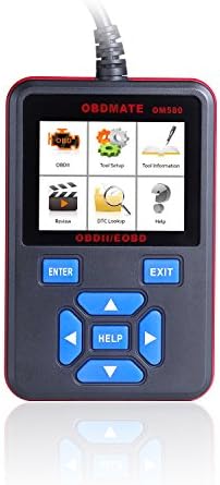 Icarscan OM580 OBD MATE OM580 OBDII OBD2 EOBD Trouble Code Reader CAN Diagnostic Scan Tool Car Scanner Tool for All after 1996 OBDII Compliant US, European and Asian Vehicles