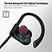Artlink Bluetooth Headphones, Wireless Sports Earphones w/Mic IPX7 Waterproof, HD Stereo Sweatproof Earbuds for Gym Running, 7-9 Hrs Playback Noise Cancelling Headsets - Black