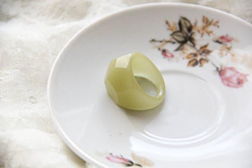 Pear Resin Ring, Faceted Resin Ring, Unique Resin Ring For Her, Modern Materials, Anniversary Ring, Engagement Ring, Epoxy Jewelry