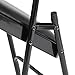 Premium Padded Portable Folding Chairs by National Public Seating – 1200 Series Upholstered, Heavy-Duty Foldable Chairs for Indoor & Outdoor Use – Set of 4, Comfortable & Durable, Beige