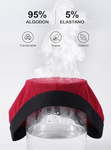 Hellomamma Calzoncillos Hombre Incontinencia Urinaria: Boxers Absorbentes de Algodón con Protección Antifugas 150 ml – Ropa Interior Reutilizable para Pérdidas de Orina Pack de 3 XL