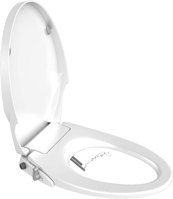 Toilet Seats Bidet with Self Cleaning Dual Nozzles Non Electric Separated Rear & Feminine