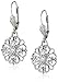1928 Jewelry Basic Classics Filigree Flower Drop Earrings