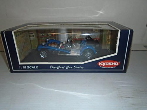 Kyosho Die Cast Car Collection 1/18 Scale Caterham Super Seven (Blue) Die Cast Metal