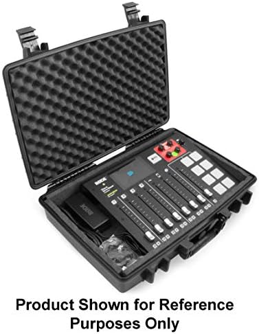 Protective foam case for Rodecaster Pro mixer, professional equipment storage solution.