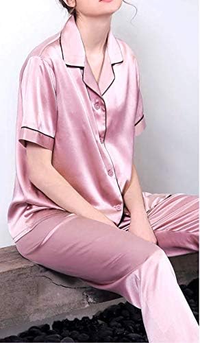 Amazon シルク100 パジャマ 半袖レディース １９匁 無地 ピンク ｌ パジャマ ルームウェアセット 通販