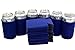 25 Navy Blue Blank Can Cooler Sleeve,Keychain Bottle Opener,Coolie For Can,Beer,Soft Drink,Economy Bulk,Collapsible Insulator,Good 4 Wedding,Parties
