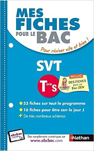 Mes Fiches Pour Le Bac Sciences Et Vie De La Terre Term S Specifique Et Specialite Amazon Fr Camara Christian Gaston Claudine Diederichs Gilles Livres