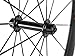 Queen Bike Carbon Fiber Road Bike Wheels 50mm Clincher Wheelset 700c Racing Bike Wheel