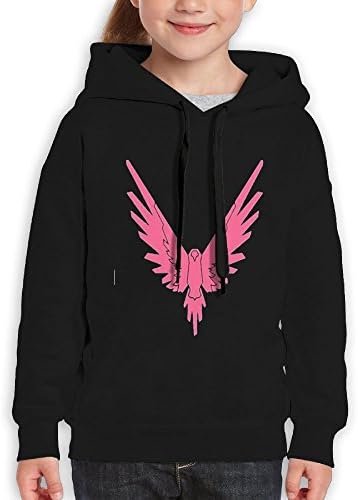HOBUHfr Logan Paul Logang Maverick YouTube Unisex Kids Youths Fashion Personality Casual Unisex Hooded Sweatshirt (Black,XL)