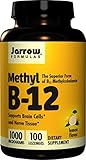 Jarrow Formulas Methyl-B12, Lemon Flavor, 1000mcg, 100 LozengesÂ  , Pack of 4