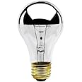 Bulbrite 60A19HM Half Chrome 60W A Shape Bulb (4 Pack)