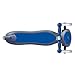 Globber Elite 3 Wheel Folding Adjustable Height Scooter with LED Lights (Dark Blue LED Deck)