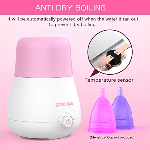Menstrual Cup Steamer Sterilizer, MESUNKA Menstrual Cup Cleaner for All