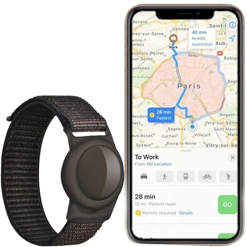GPS Tracker for Kids (Only Android) Google GPS for Kids Tracker for Google Certified Key Finder Luggage Item Locator Smart Tracking Tag Compatible with Google Find My System and Real Time Tracking