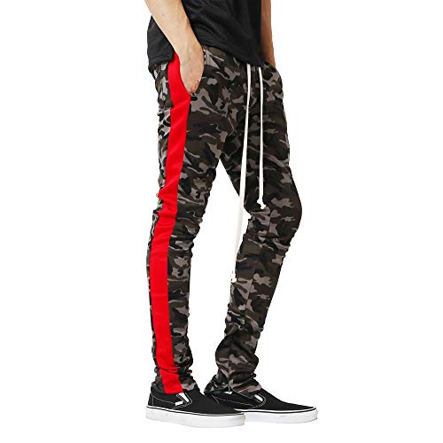 AgrinTol Mens Sports Pants, Men's Splicing Camouflage Overalls Casual Pocket Sport Work Casual Trouser Pants