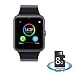 MSRM MS08-Black Sweatproof Smart Watch Phone for iPhone 5s/6/6s and 4.2 Android or Above SmartPhones Include 8G Micro SD Card (Black)