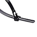 Cable Matters Combo Pack 200 Reusable 6+8+12-Inch Nylon Cable Ties in Black and White