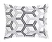 Chic Home Navy Reversible Bed in a Bag Comforter Set, King Size (4 Piece), Marcia - Microfiber Bedding Color Block Pintuck Pinch Pleat and Geometric Print - Comforter, Shams, Decorative Pillow