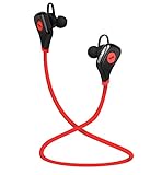 Bluetooth Headphones, Atolla S5 Sport Wireless Bluetooth 4.1 Stereo Earbuds Noise Canceling in Ear Earphones with Mic for Running Workout (Black)