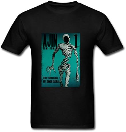 Uk Httsj Black Athanasy Ajin Demi-Human Energy Men's Tee Shirt X-Large