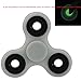 UNI-Novelty Tri-Spinner Fidget Toy Hybrid Ceramic Bearing Stress Reducer for ADD, ADHD, Anxiety, and Autism Adult Children (Luminous Gray)