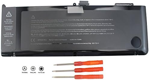 BATURU 77.5WH A1321 Laptop Battery for MacBook Pro 15 inch A1286 (mid 2009, mid 2010 Version) MC371LL/A 661-5211 020-6766-b - 12 Months Warranty