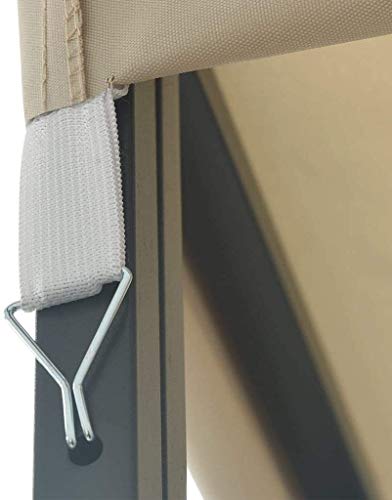 DNNAL Pavillon im Freien, 3X3 M wasserdichtes Garten-Party-Zelt Sonnenschutz für Outdoor-Hochzeit BBQs – Bild 5