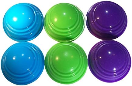 Silicone Cupping Therapy Set Includes 6 Multicolor Suction Cups with Magnetic Ions by AcuStretch