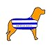 Hartlepool United Personalised Waterproof Dog Coat