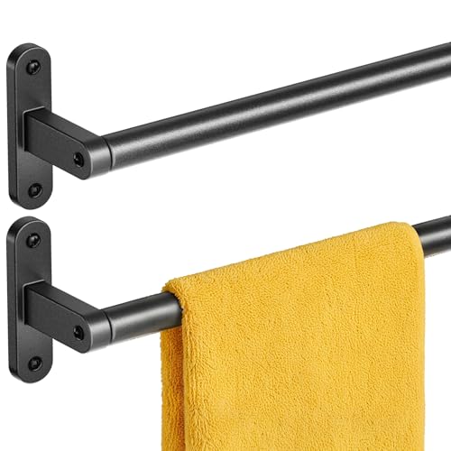 Powools Matte Black 24"-2 Towel Rack