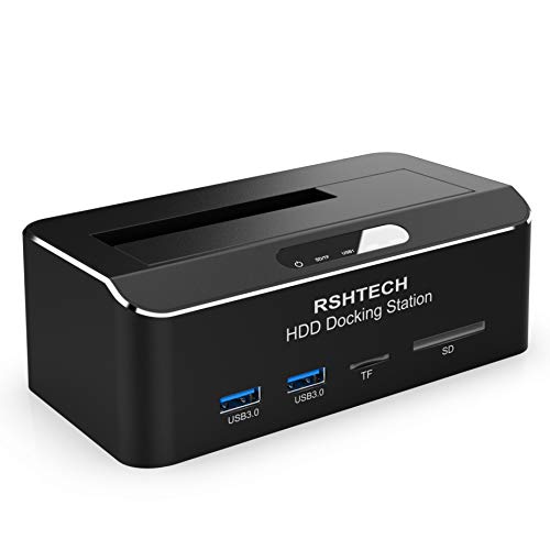 RSHTECH Aluminium USB 3.0 Festplatten Docking Station, 24TB - RSH-DS01