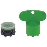 Neoperl Faucet Tiny Juniour Size PCA Cache Standard Aerator Honeycomb Filter Screen 1.5 GPM, M18.5x1 With Tool Key for Delta for Moen for Kohler JR