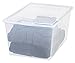 IRIS USA MCB-LD CLEAR 8PK IRIS Quart Modular Storage Box, 64 Qt